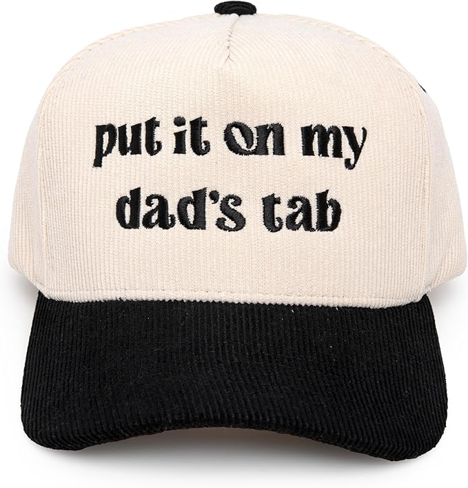 Two Tone Vintage Corduroy Trucker Hats - Sayings
