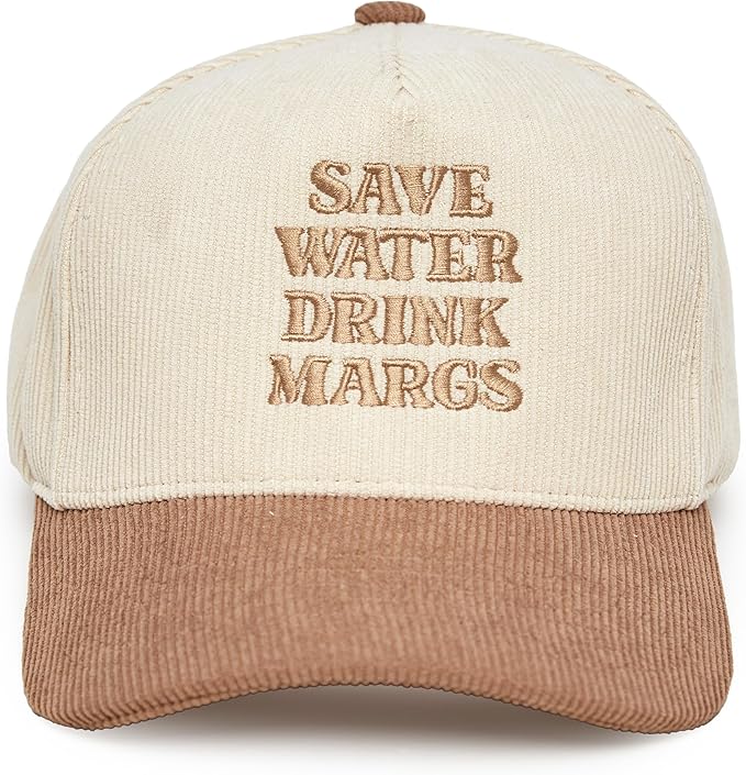 Two Tone Vintage Corduroy Trucker Hats - Sayings