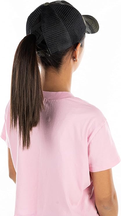 Wild Criss Cross Ponytail Hat by Funky Junque