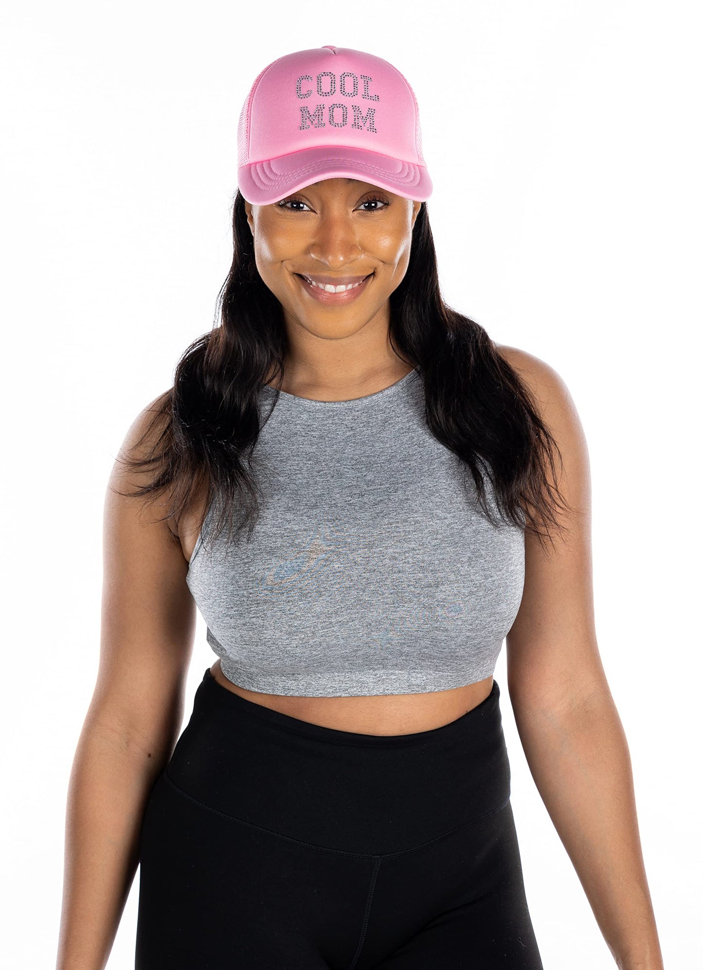 Cool Mom - Rhinestone Embellished Trucker Hats by Funky Junque