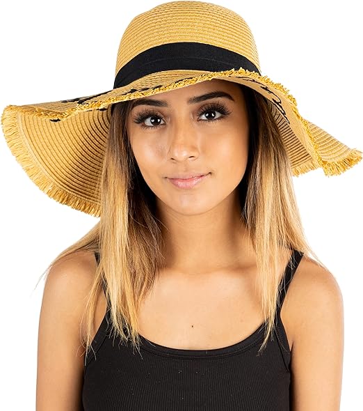 Just Married Embroidered Sun Hat by Funky Junque