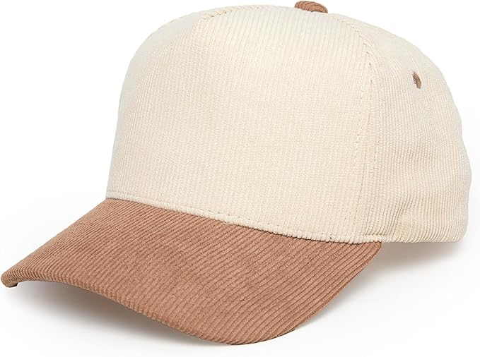 Two Tone Vintage Corduroy Trucker Hats - Blanks