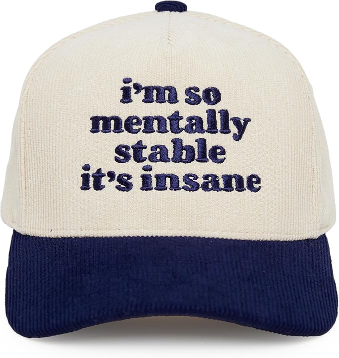 Two Tone Vintage Corduroy Trucker Hats - Sayings