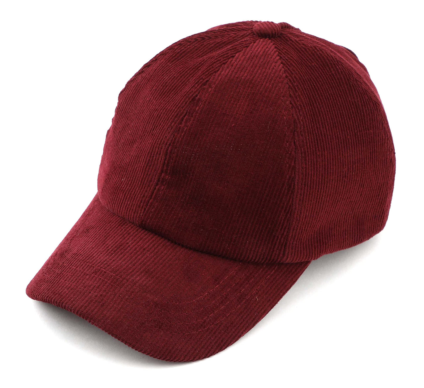 Corduroy Criss Cross Ponytail Hat by Funky Junque