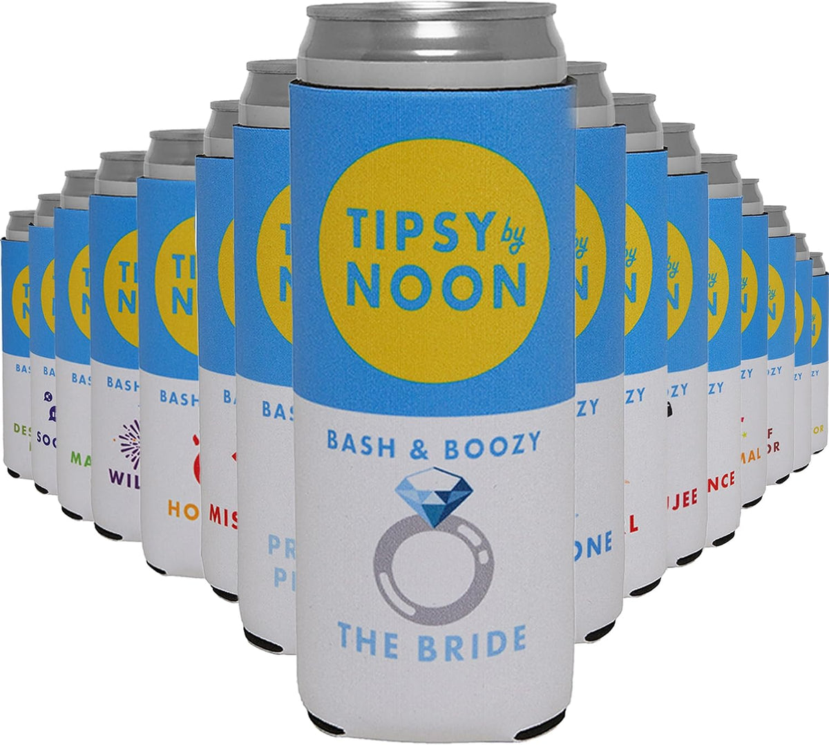 Bachelorette Slim Can Cooler by Funky Junque