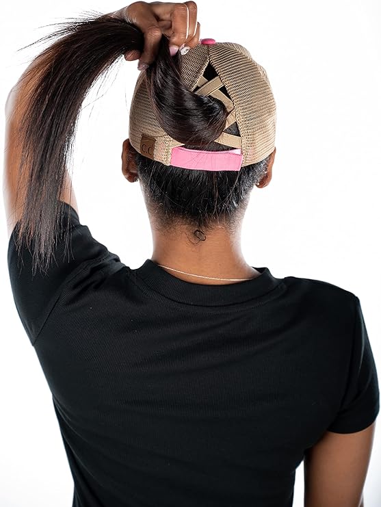 Chaos Coordinator Criss Cross Ponytail Hat by Funky Junque