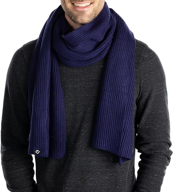 Ribbed Knit Buttery Soft Scarf by Funky Junque