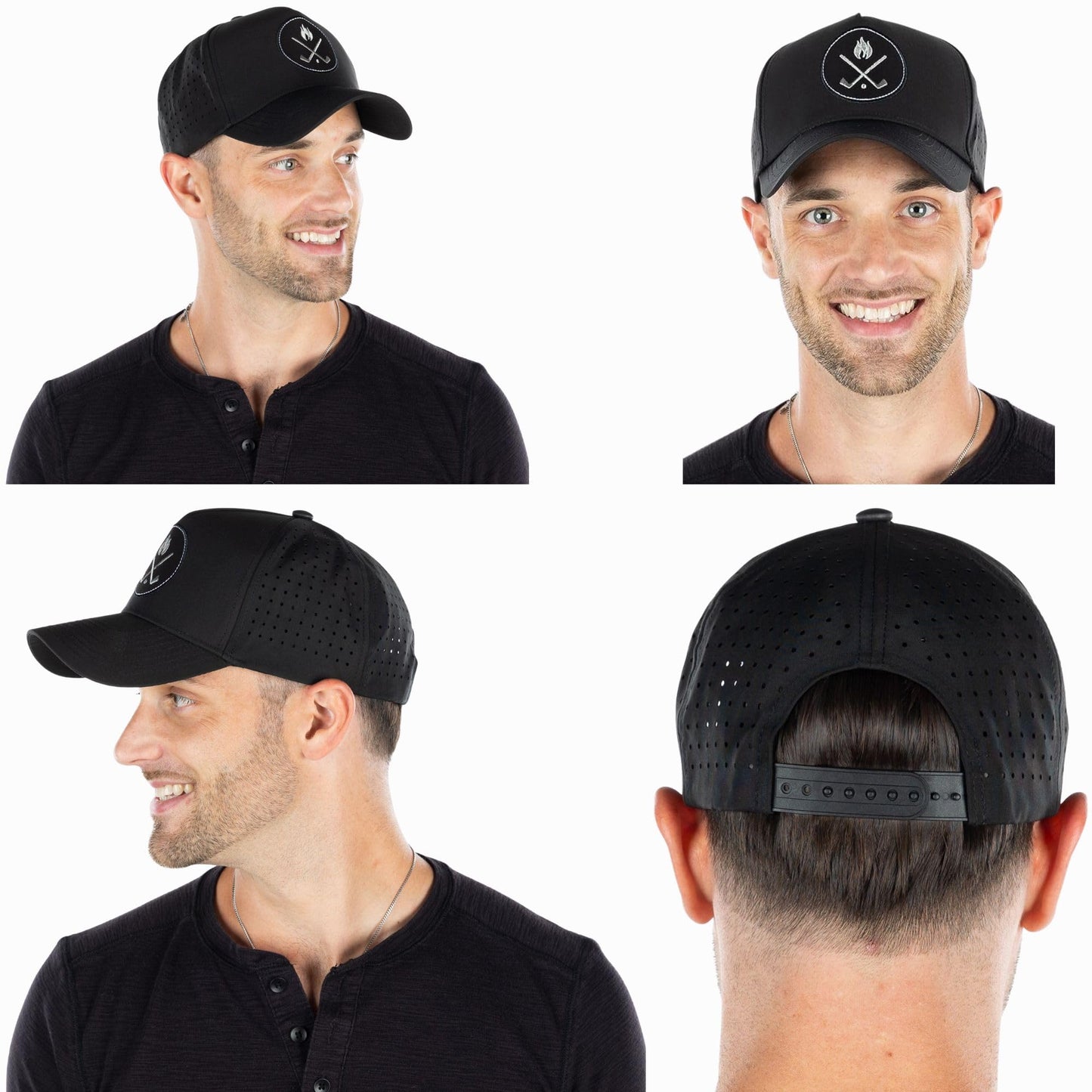 Golf Themed Laser Cut Golf Cap by Funky Junque