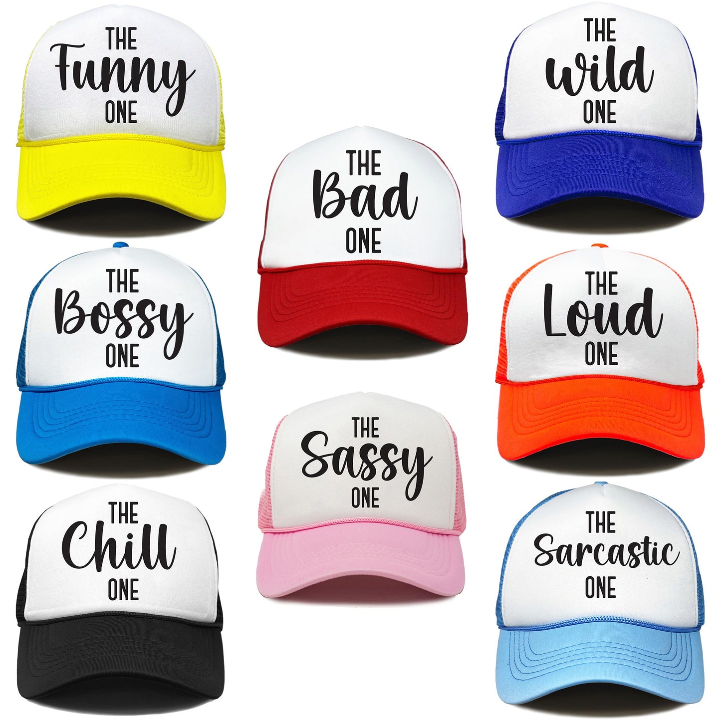 Funky Junque Trucker Hats Women Funny Baseball Cap The One Bachelorette Party Girls Bach Bridal Hat Snapback Foam Retro Mesh - The One (Bundles)