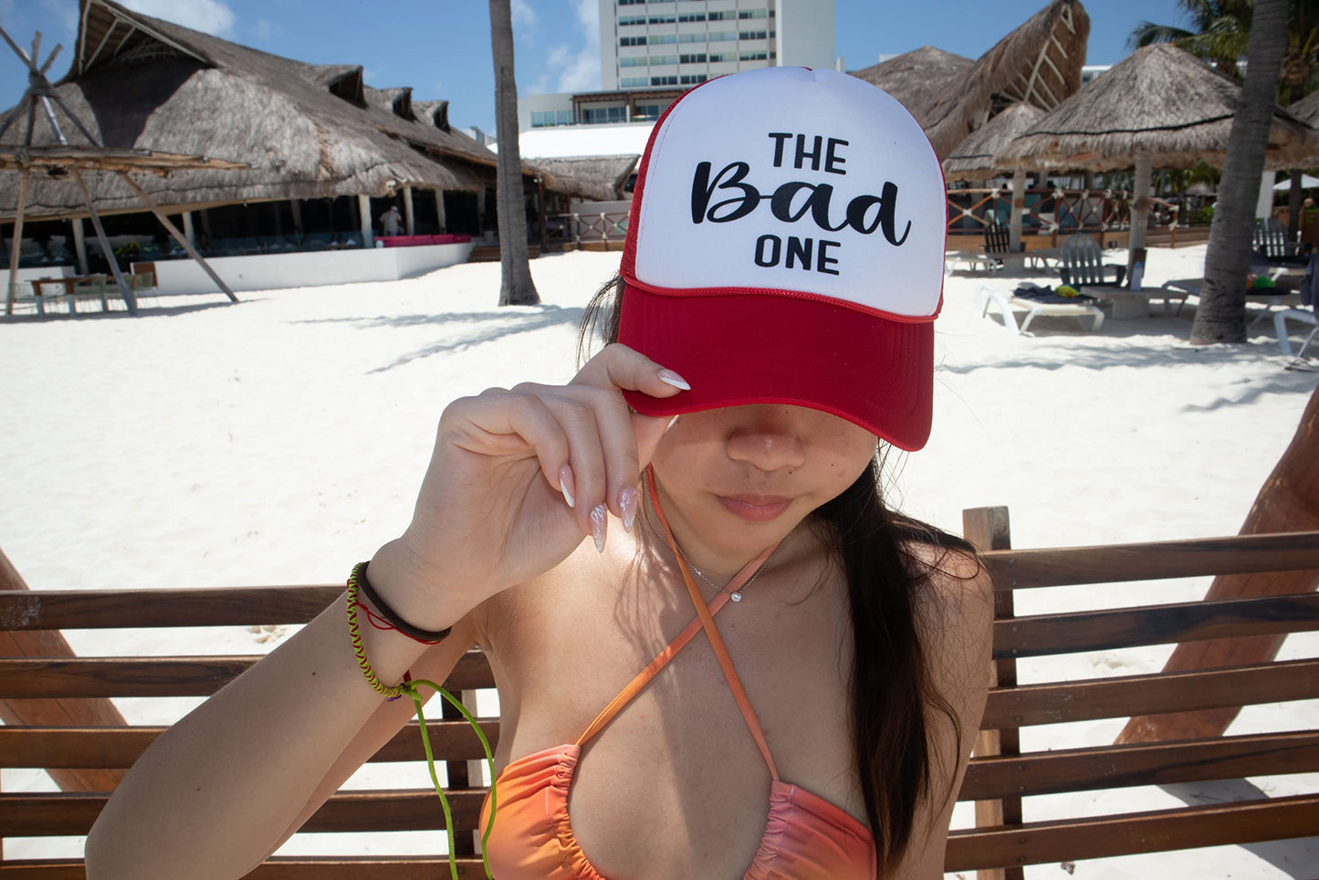Funky Junque Trucker Hats Women Funny Baseball Cap The One Bachelorette Party Girls Bach Bridal Hat Snapback Foam Retro Mesh - The One (Bundles)