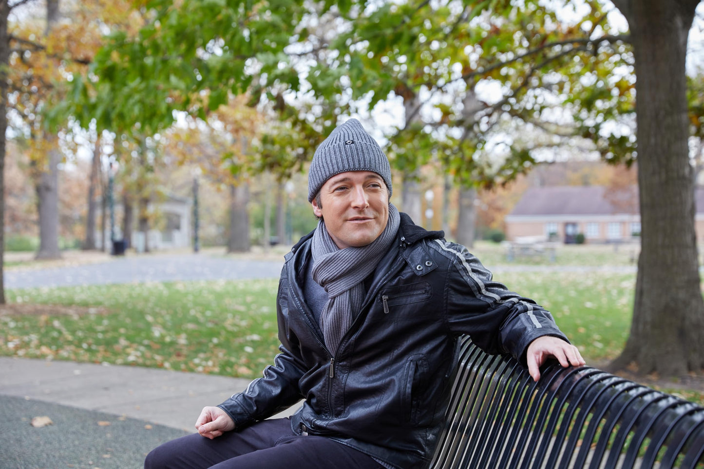 Ribbed Knit Beanie & Scarf Set by Funky Junque