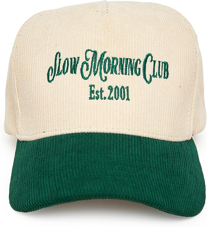 Two Tone Vintage Corduroy Trucker Hats - Sayings
