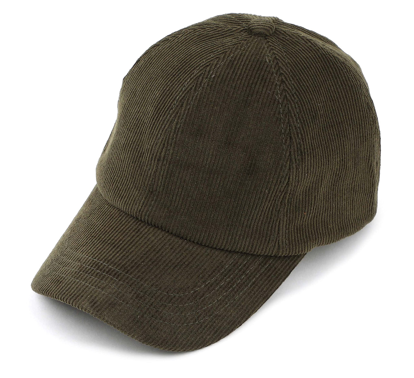 Corduroy Criss Cross Ponytail Hat by Funky Junque