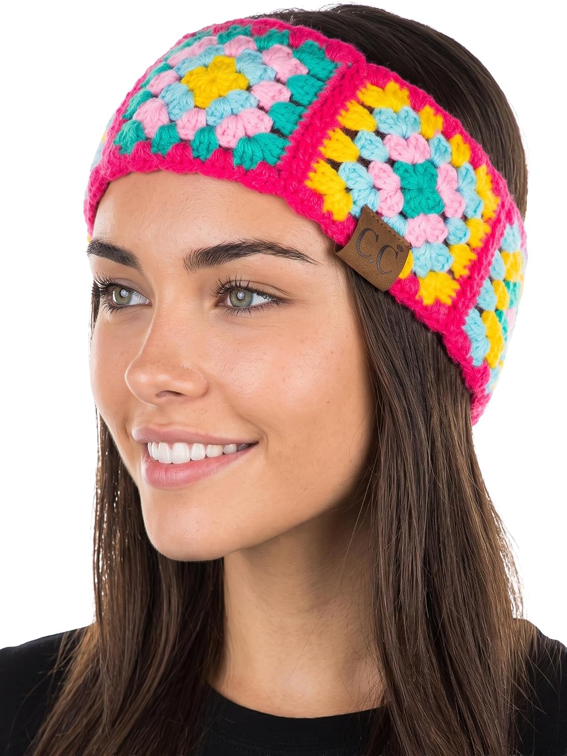 Funky Junque Exclusives Womens Head Wrap Lined Headband Stretch Knit Ear Warmer