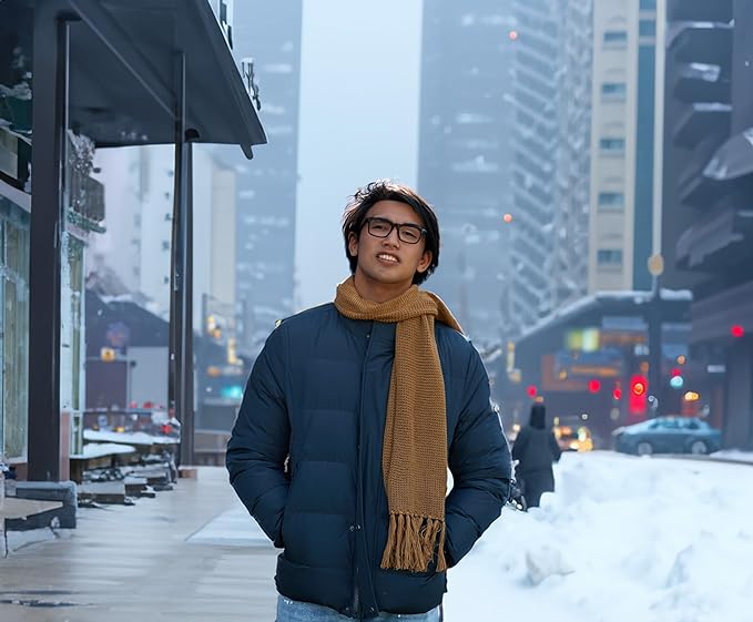 Waffle Knit Scarf by Funky Junque