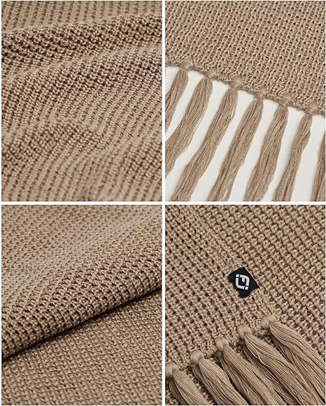 Waffle Knit Scarf by Funky Junque