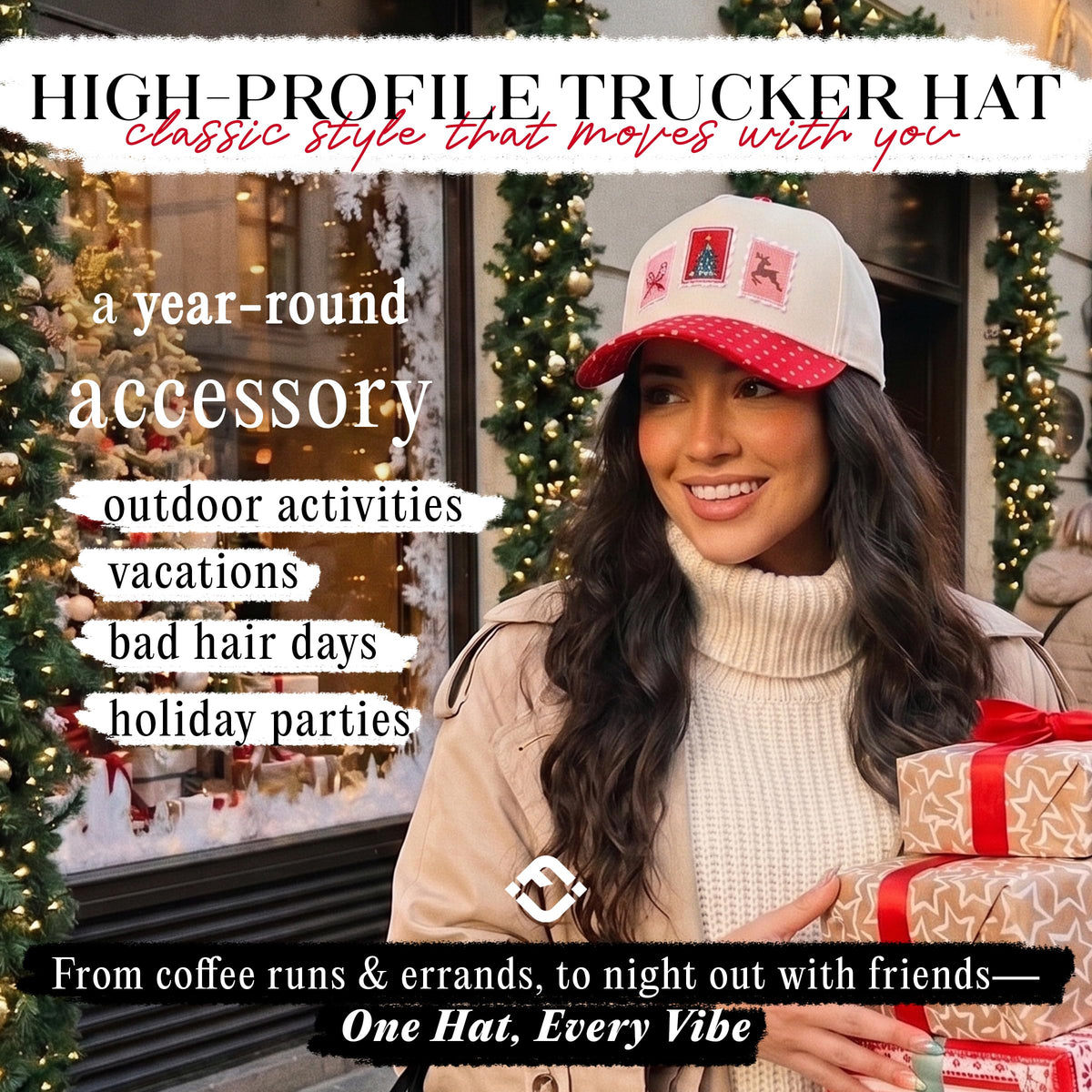 Christmas Themed Trucker Hats