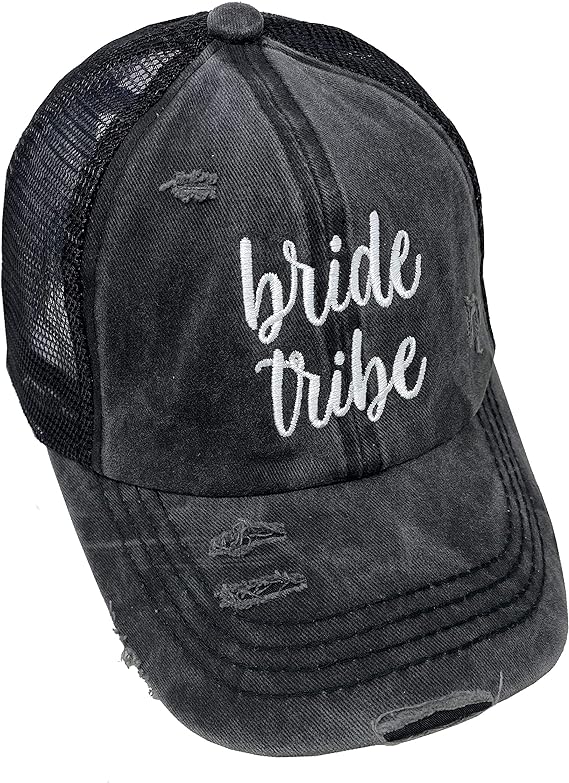 Bridal Criss Cross Ponytail Hat by Funky Junque