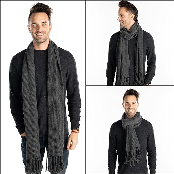 Waffle Knit Scarf by Funky Junque