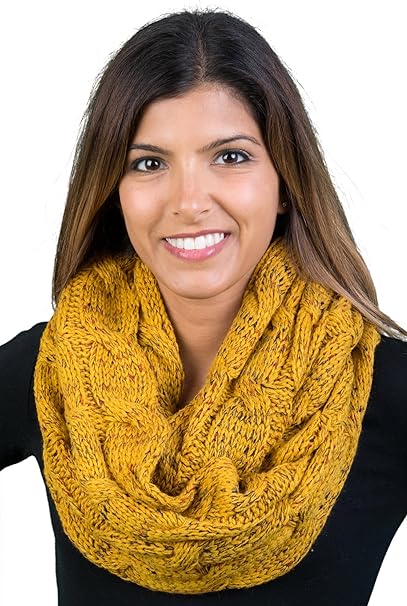 Confetti Knit Infinity Scarf by Funky Junque