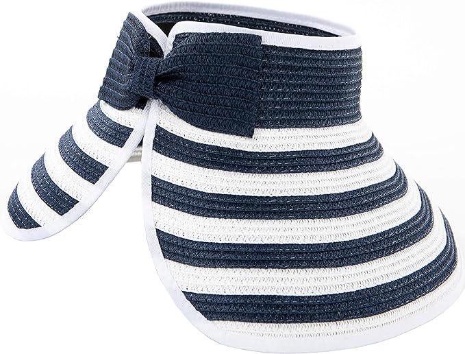 Funky Junque Women’s Straw Roll Up Sun Visor