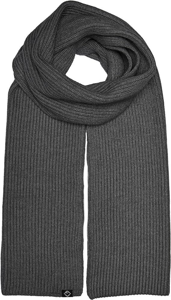 Ribbed Knit Buttery Soft Scarf by Funky Junque