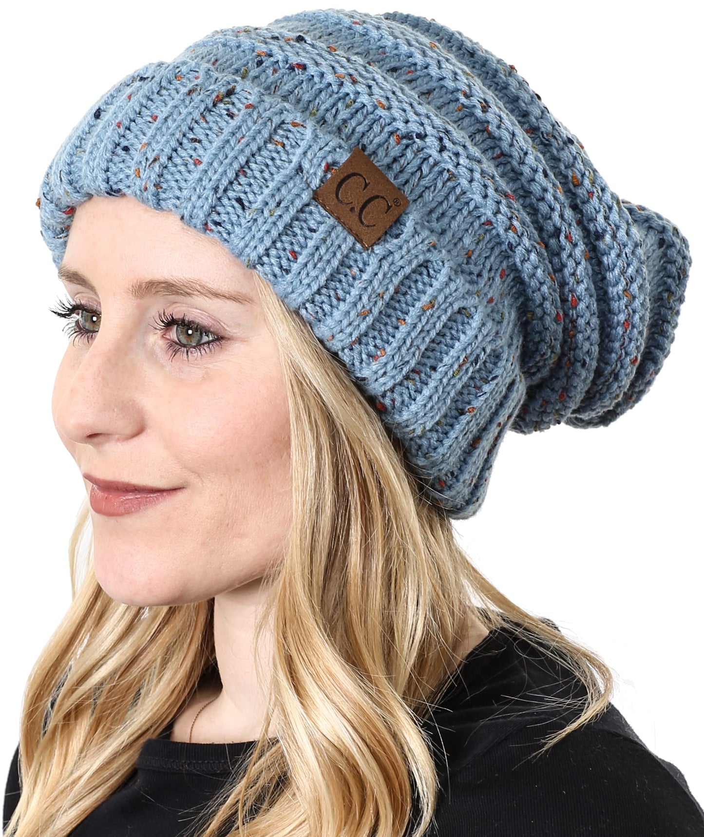 Confetti Oversized Slouchy Beanie by Funky Junque