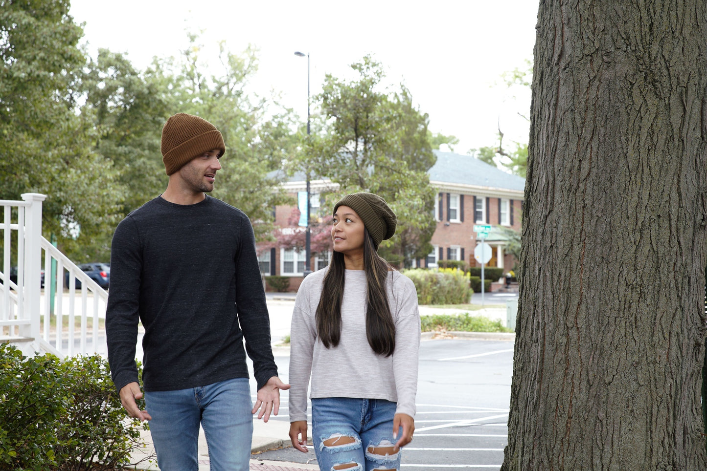 Waffle Knit Double Layer Beanie by Funky Junque