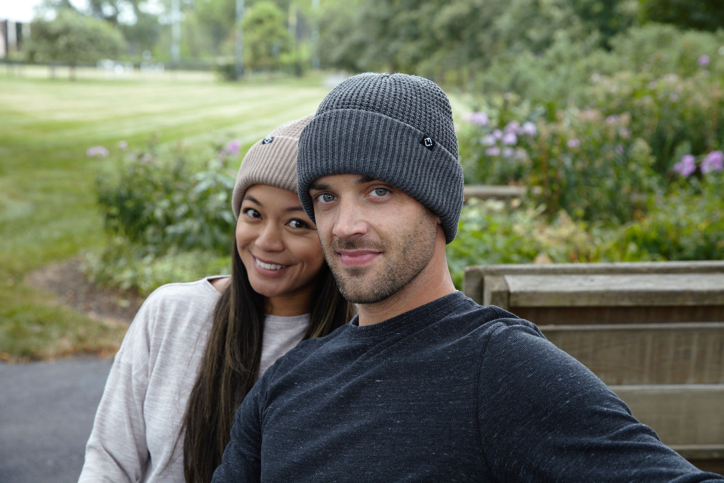 Waffle Knit Double Layer Beanie by Funky Junque