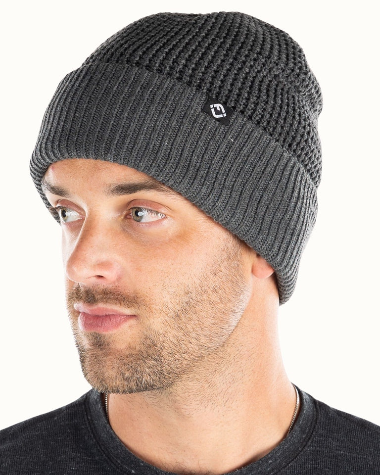 Waffle Knit Double Layer Beanie by Funky Junque