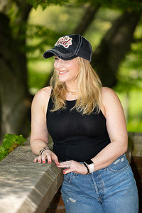 Be Kind Distressed Patch Hat by Funky Junque