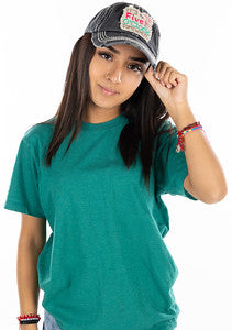 Mamacita Needs a Margarita Distressed Patch Hat by Funky Junque
