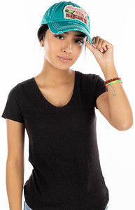 Mamacita Needs a Margarita Distressed Patch Hat by Funky Junque