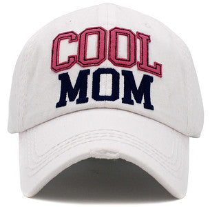 Cool Mom Distressed Patch Hat by Funky Junque