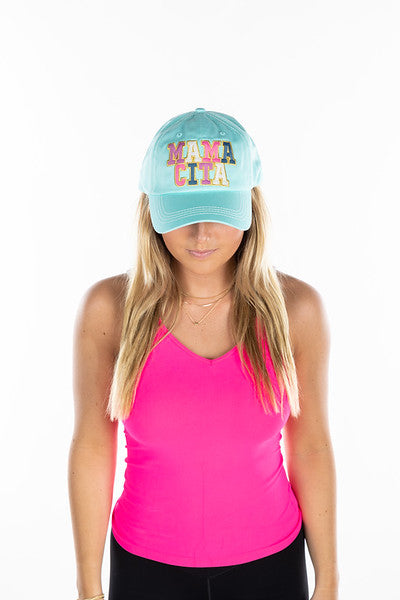 Mamacita Distressed Patch Hat by Funky Junque