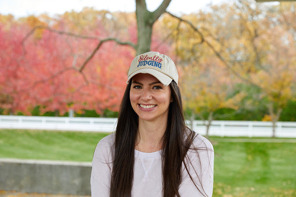 Silently Judging Distressed Patch Hat by Funky Junque