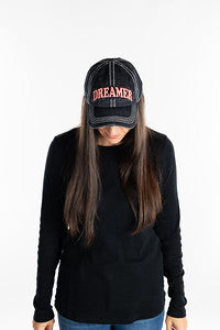 Dreamer Distressed Patch Hat by Funky Junque