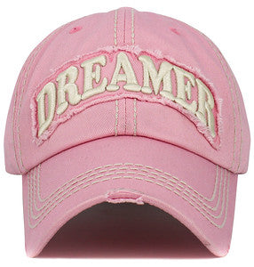 Dreamer Distressed Patch Hat by Funky Junque