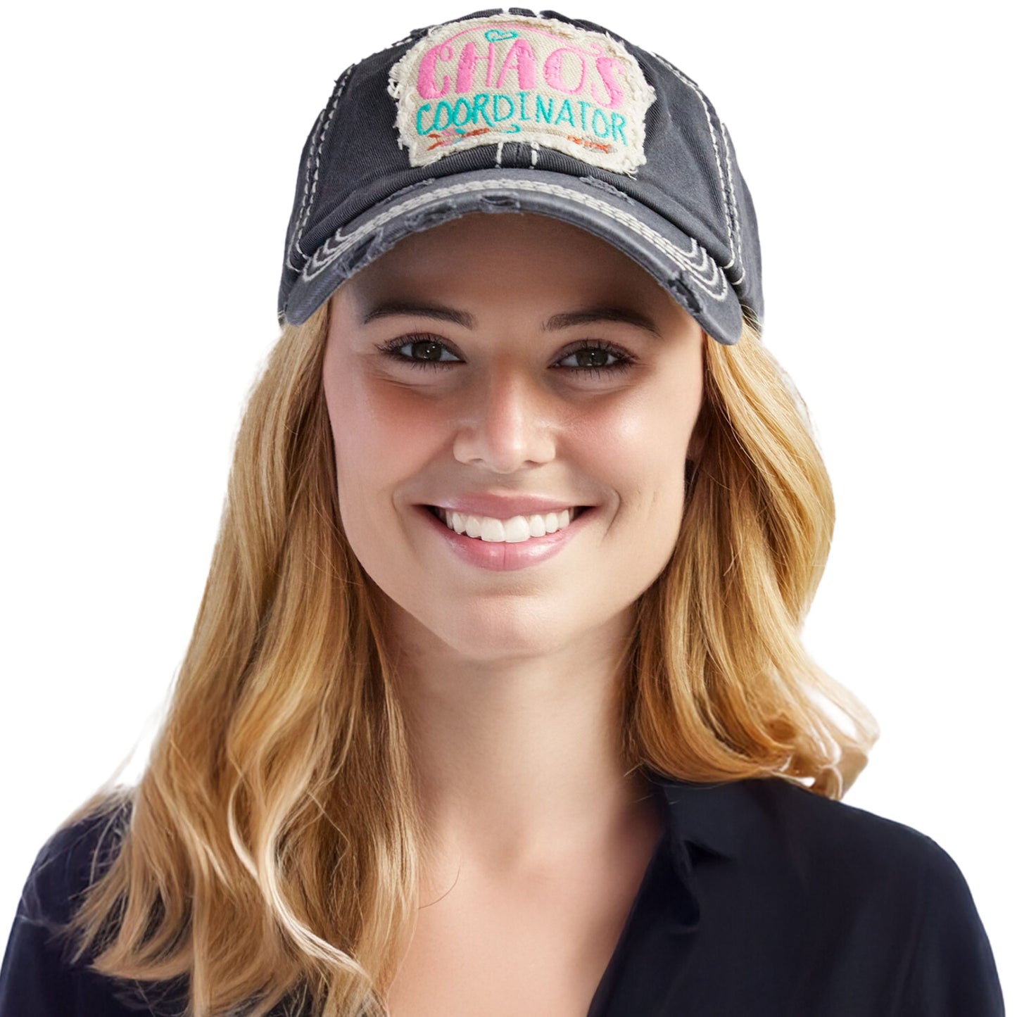 Distressed Patch Hat