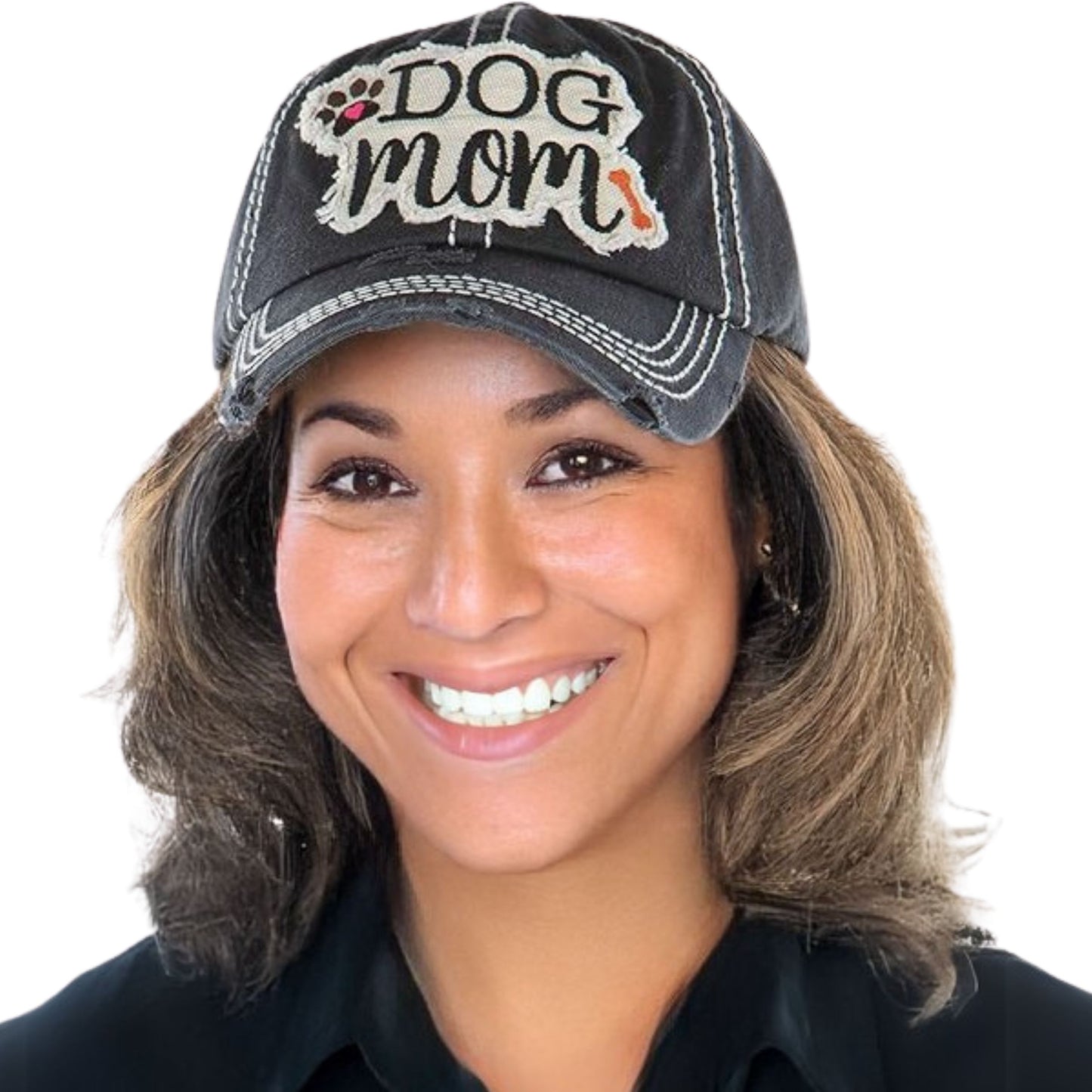 Distressed Patch Hat