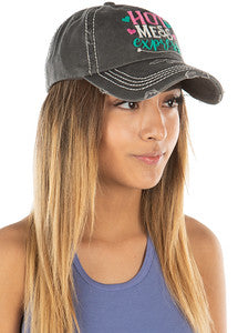 Hot Mess Express Distressed Patch Hat by Funky Junque