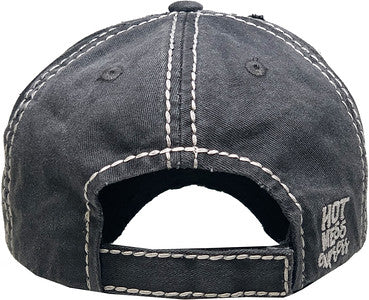 Hot Mess Express Distressed Patch Hat by Funky Junque