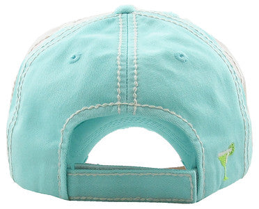 Mamacita Needs a Margarita Distressed Patch Hat by Funky Junque