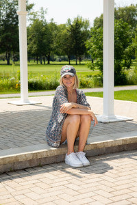 Softball Mom Distressed Patch Hat by Funky Junque