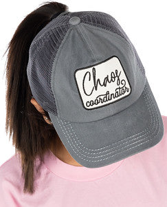 Chaos Coordinator Distressed Patch Hat by Funky Junque