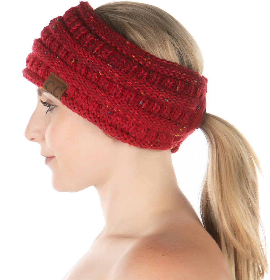 Lined Ponytail Headband