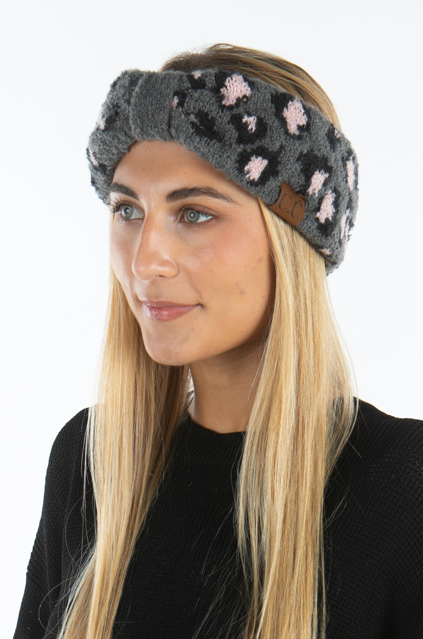 Leopard Turban Bow Headband by Funky Junque