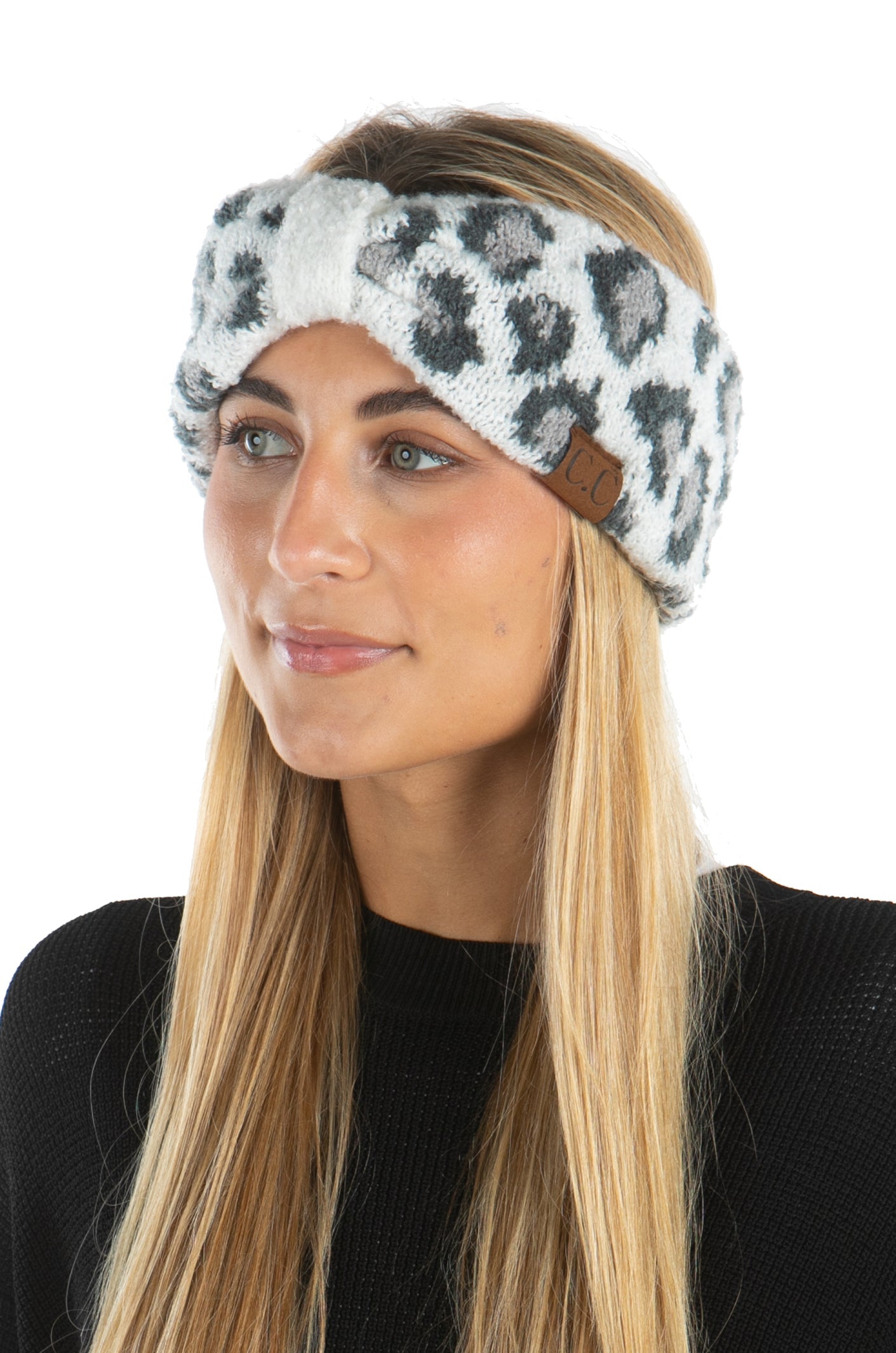 Leopard Turban Bow Headband by Funky Junque