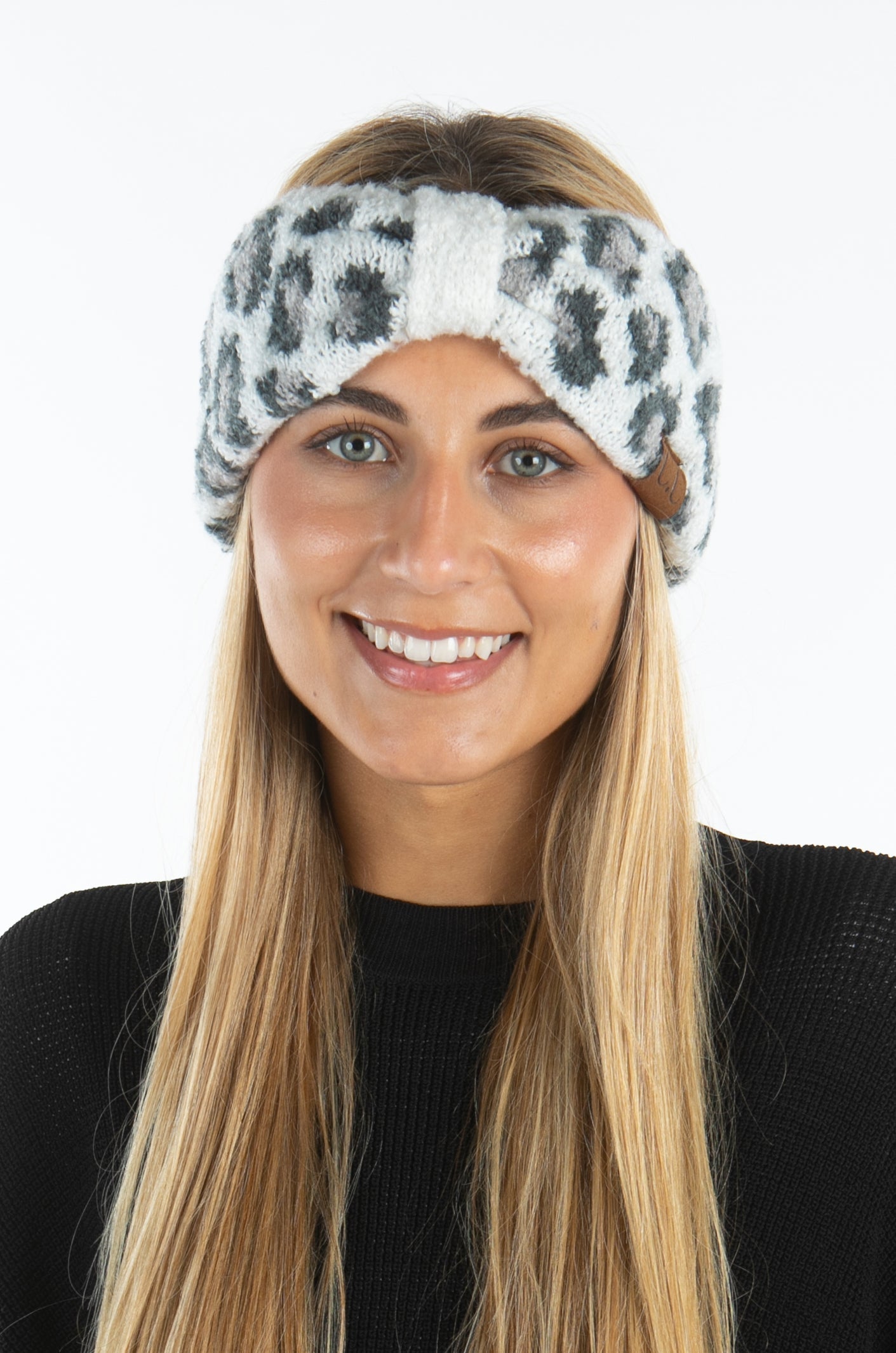 Leopard Turban Bow Headband by Funky Junque