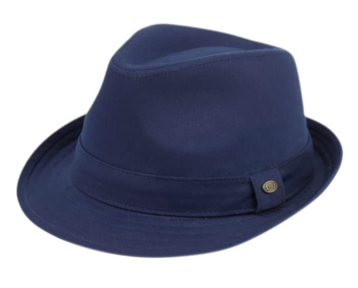 Cotton Short Brim Summer Fedora by Funky Junque